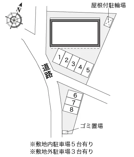 ★手数料０円★千葉市中央区生実町　月極駐車場（LP）